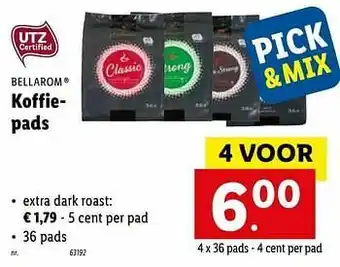 Koffiepads extra dark roast
