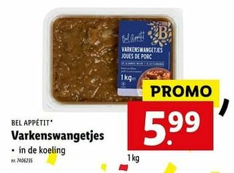 Lidl Varkenswangetjes aanbieding
