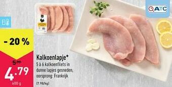 ALDI Kalkoenlapje aanbieding
