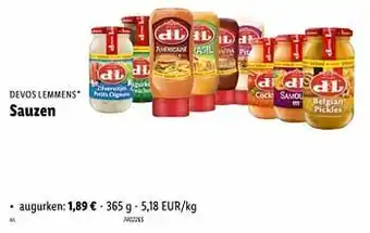 Lidl Sauzen augurken aanbieding