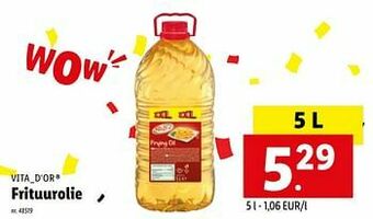 Lidl Frituurolie aanbieding