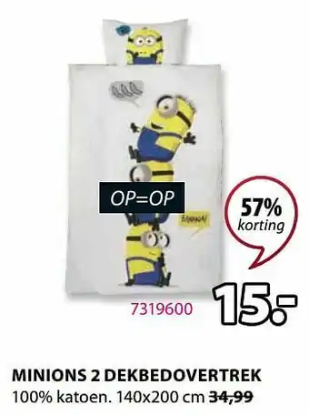 Minions 2 dekbedovertrek