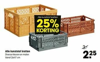Alle kunststof kratten