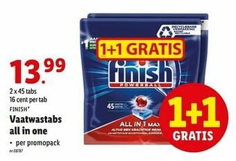 Lidl Vaatwastabs all in one aanbieding
