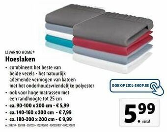 Lidl Hoeslaken aanbieding
