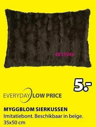 Myggblom sierkussen