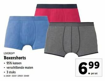 Lidl Boxershorts aanbieding