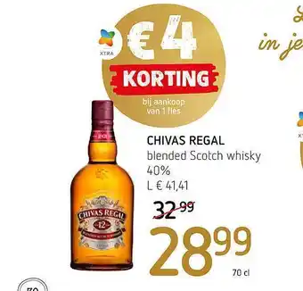 Chivas regal blended scotch whisky