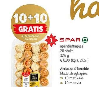 Spar Aperitiefhapjes aanbieding