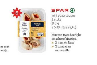 Mini pizza calzone