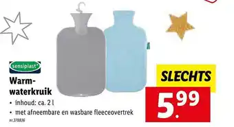 Lidl Sensiplast warmwaterkruik aanbieding