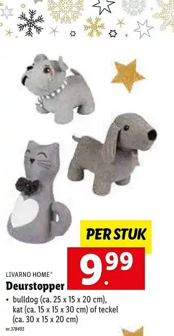 Lidl Livarno home deurstopper aanbieding