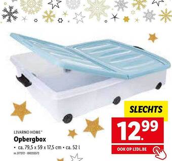 Lidl Livarno home opbergbox aanbieding