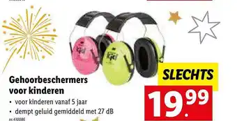 Lidl Gehoorbeschermers voor kinderen aanbieding