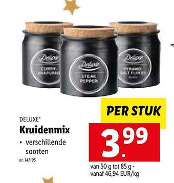Lidl Deluxe kruidenmix aanbieding