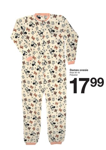 Zeeman Dames onesie aanbieding