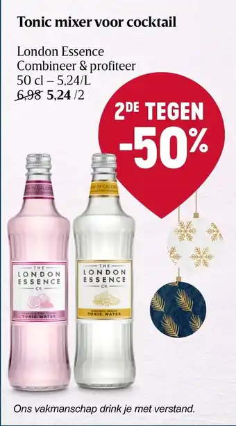 Tonic mixer voor cocktail