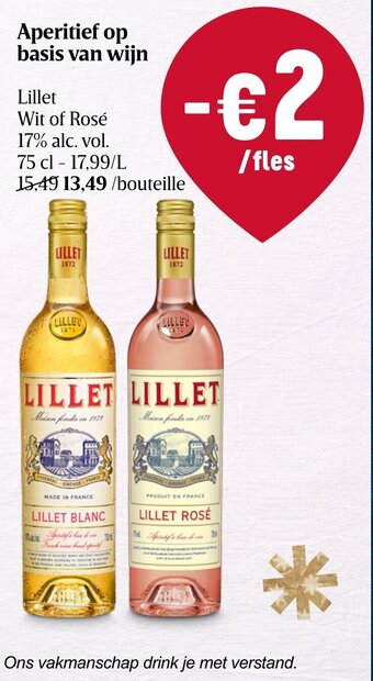 Delhaize Aperitief op basis van wijn aanbieding