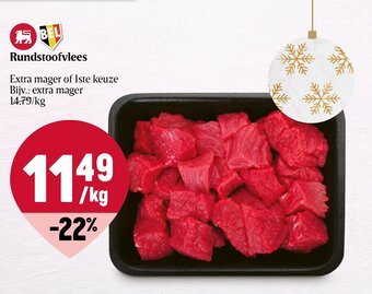 Delhaize Rundstoofvlees aanbieding
