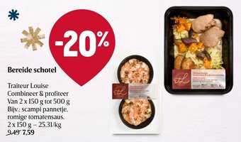 Delhaize Bereide schotel aanbieding