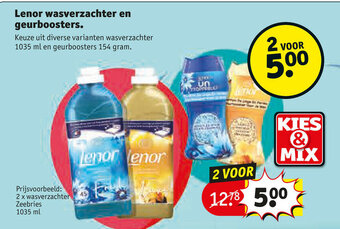 Lenor wasverzachter en geurboosters
