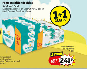 Kruidvat Pampers billendoekjes aanbieding