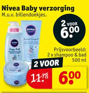 Kruidvat Nivea Baby verzorging aanbieding
