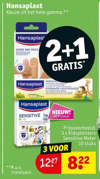 Kruidvat Hansaplast aanbieding