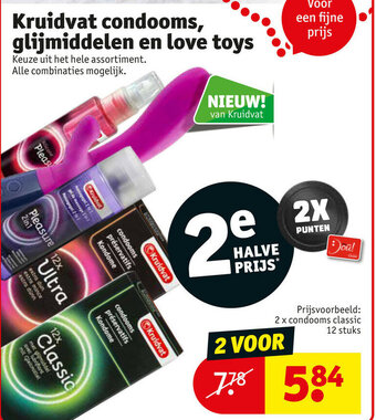 Kruidvat Kruidvat condooms, glijmiddelen en love toys aanbieding