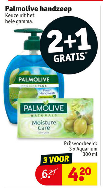 Kruidvat Palmolive handzeep aanbieding