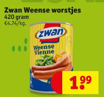 Zwan Weense worstjes 420gram
