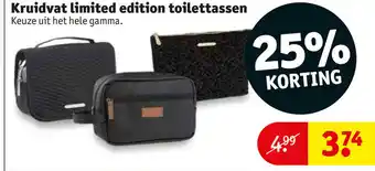 Kruidvat Kruidvat limited edition toilettassen aanbieding