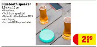 Kruidvat Bluetooth speaker aanbieding