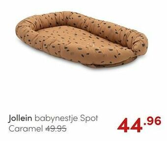 Baby & Tiener Jollein babynestje spot caramel aanbieding