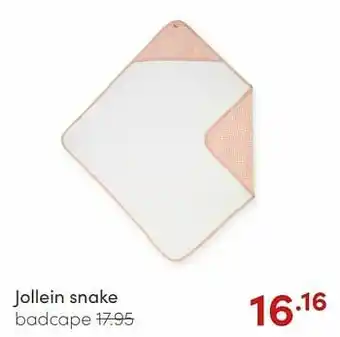 Baby & Tiener Jollein snake badcape aanbieding
