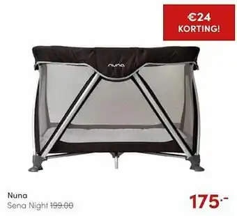 Baby & Tiener Nuna sena night aanbieding