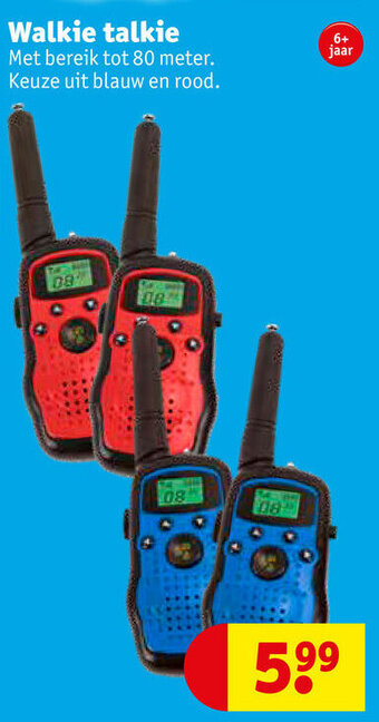 Kruidvat Walkie talkie aanbieding