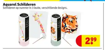 Kruidvat Aquarel Schilderen aanbieding