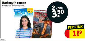 Kruidvat Harlequin roman aanbieding