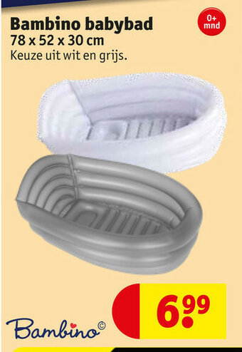 Kruidvat Bambino babybad aanbieding