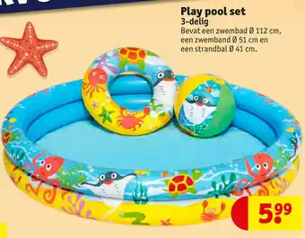 Kruidvat Play pool set 3-delig aanbieding