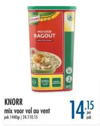 Horeca totaal Knorr mix voor vol au vent aanbieding