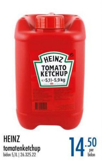 Horeca totaal Heinz tomatenketchup aanbieding