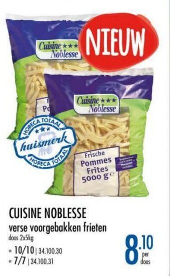 Horeca totaal Cuisine Noblesse aanbieding