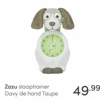 Baby & Tiener Zazu slaaptrainer davy de hond taupe aanbieding