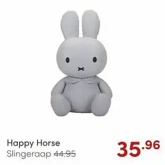Baby & Tiener Happy horse slingeraap aanbieding
