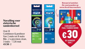 Delhaize Navulling voor elektrische tandenborstel aanbieding