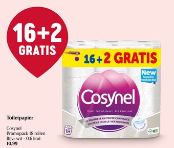 Delhaize Toiletpapier Cosynel aanbieding