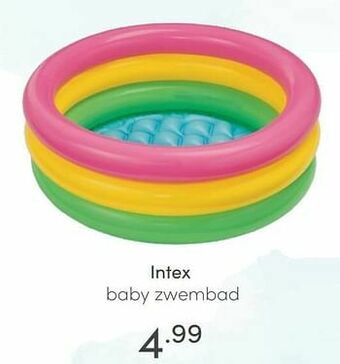 Baby & Tiener Intex baby zwembad aanbieding