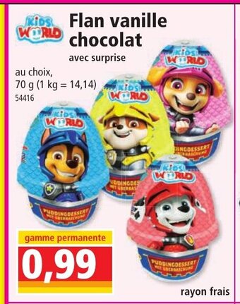 Norma Flan Vanille Chocolat aanbieding